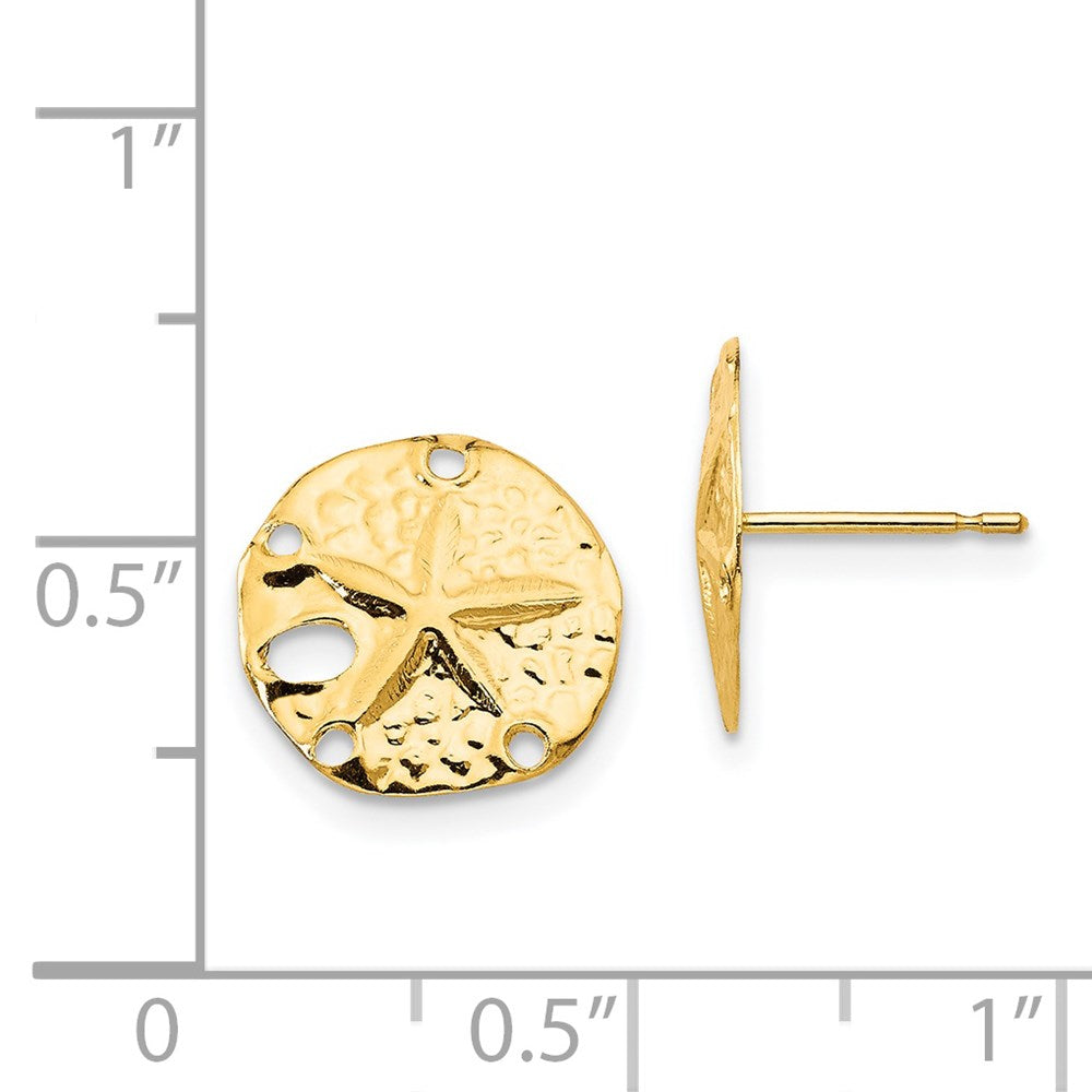 Minnie Nook 14k Madi K Sand Dollar Post Earrings