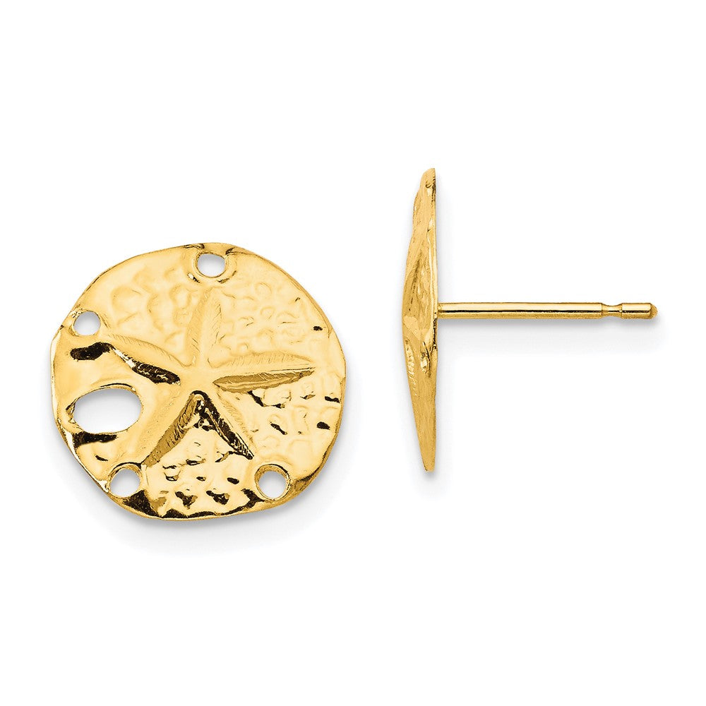 Minnie Nook 14k Madi K Sand Dollar Post Earrings