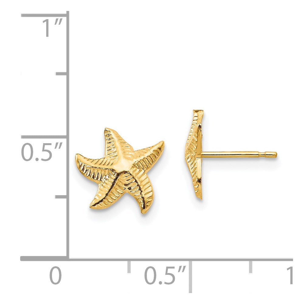 Merry Cloud 14k Madi K Starfish Post Earrings