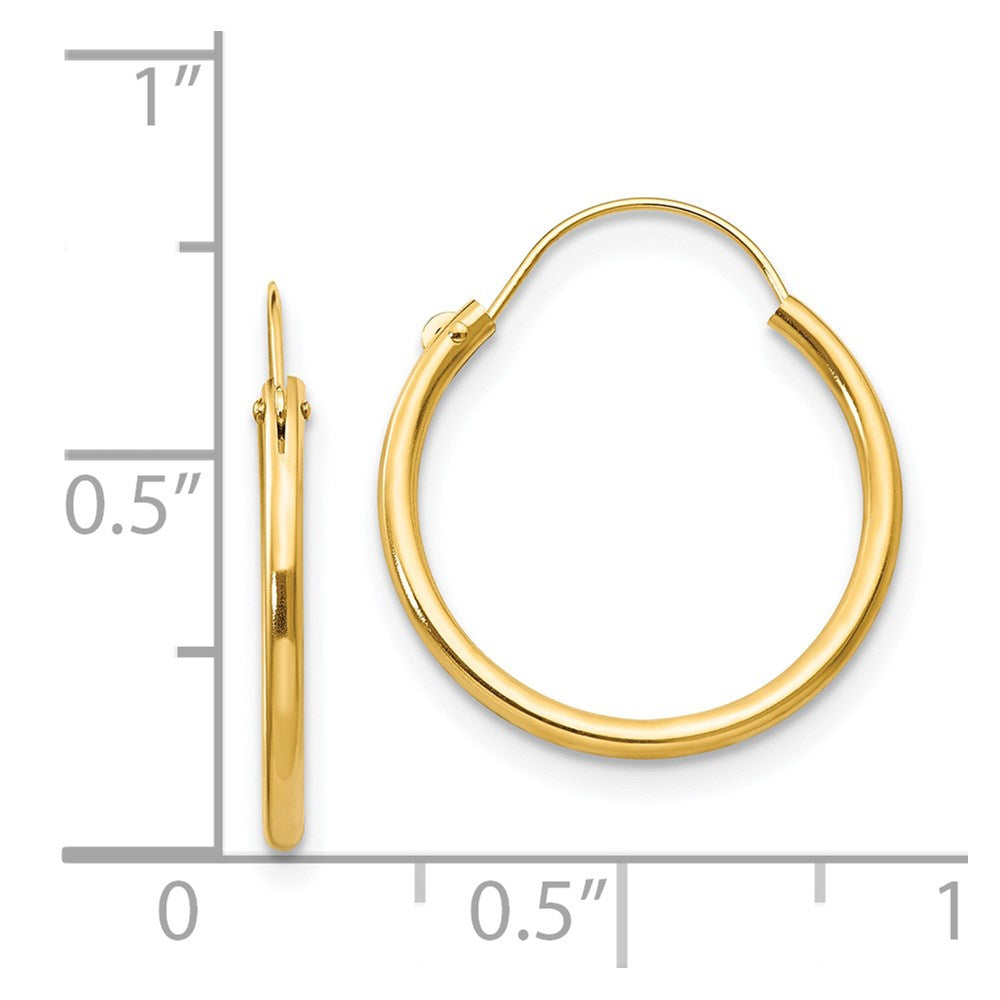 Dreamy 14k Madi K Hoop Earrings