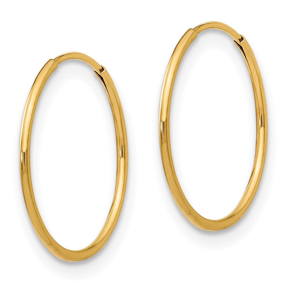 Pebble 14k Madi K 1mm Hoop Earrings