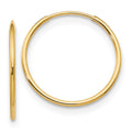 Pebble 14k Madi K 1mm Hoop Earrings