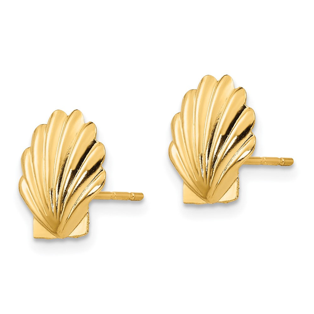 Pebble Puff 14k Madi K Shell Post Earrings