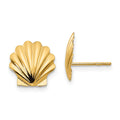 Pebble Puff 14k Madi K Shell Post Earrings
