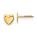 Bumble Bear 14k Madi K Heart Post Earrings