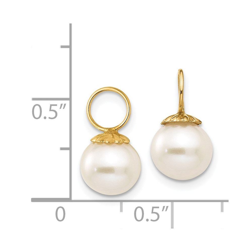 Sunny 14k Madi K FW Cultured Pearl Hoop Enhancers