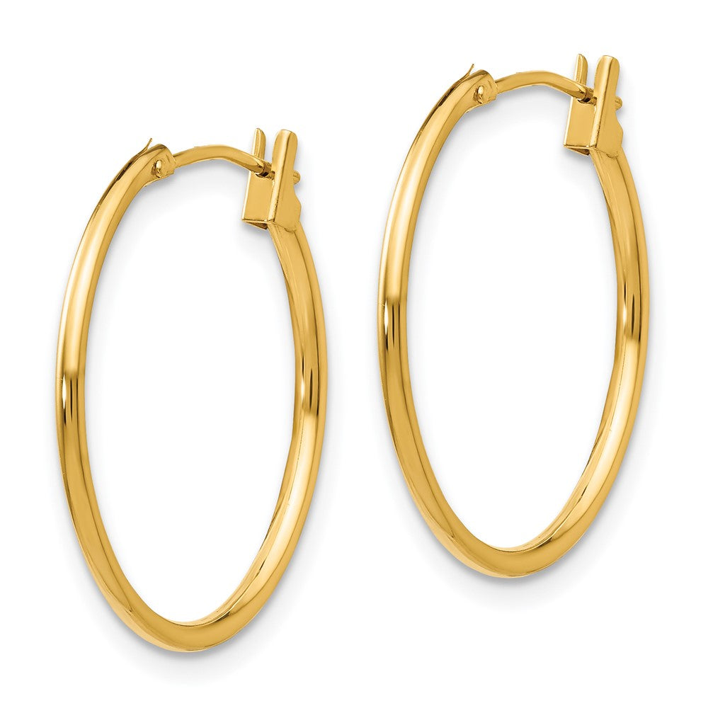 Sparkle 14k Madi K 1mm Hoop Earrings