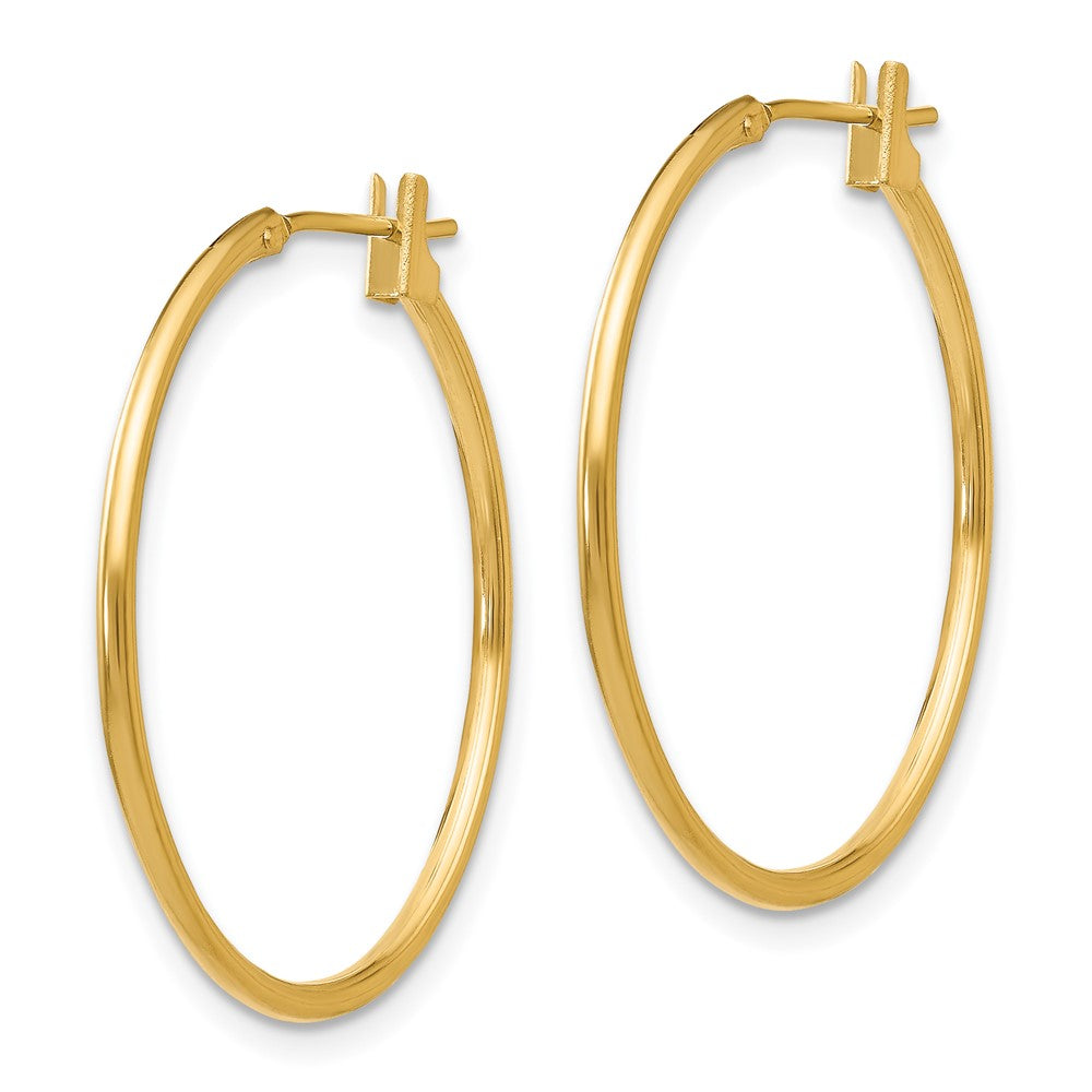 Giggles 14k Madi K 1mm Hoop Earrings