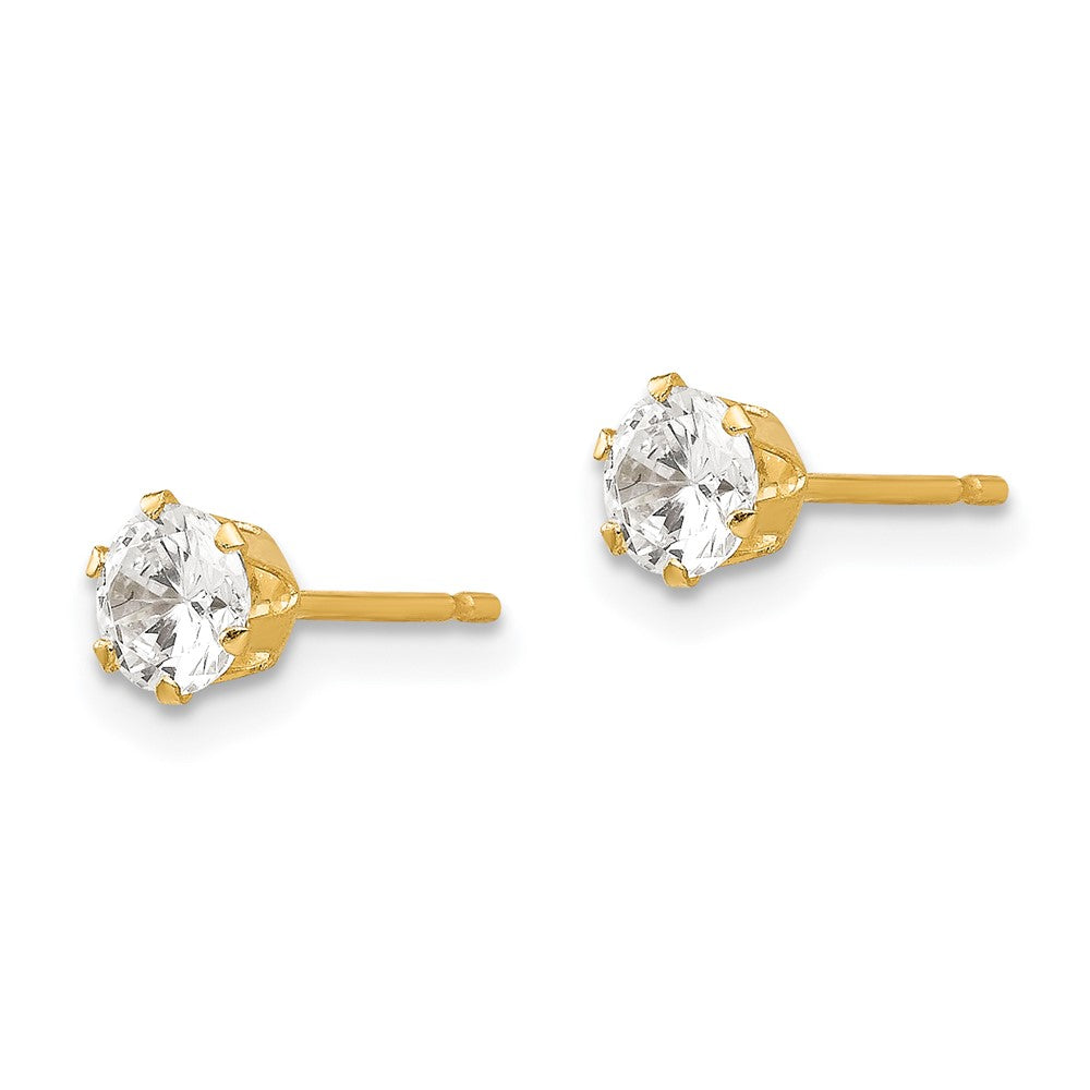 Dreamy Wink 14k Madi K CZ Stud Post Earrings