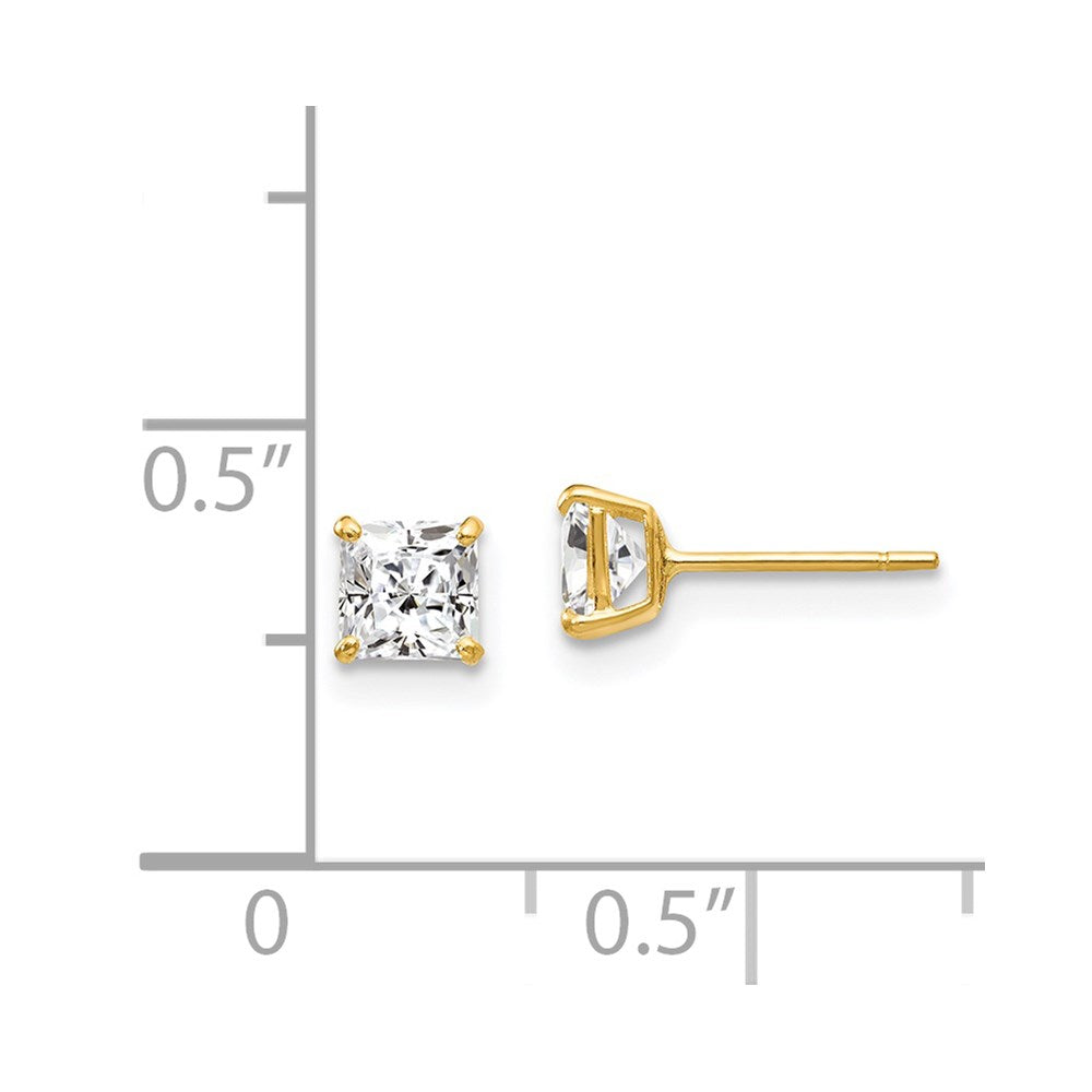 Bubbles Joy 14k Madi K CZ Stud Post Earrings
