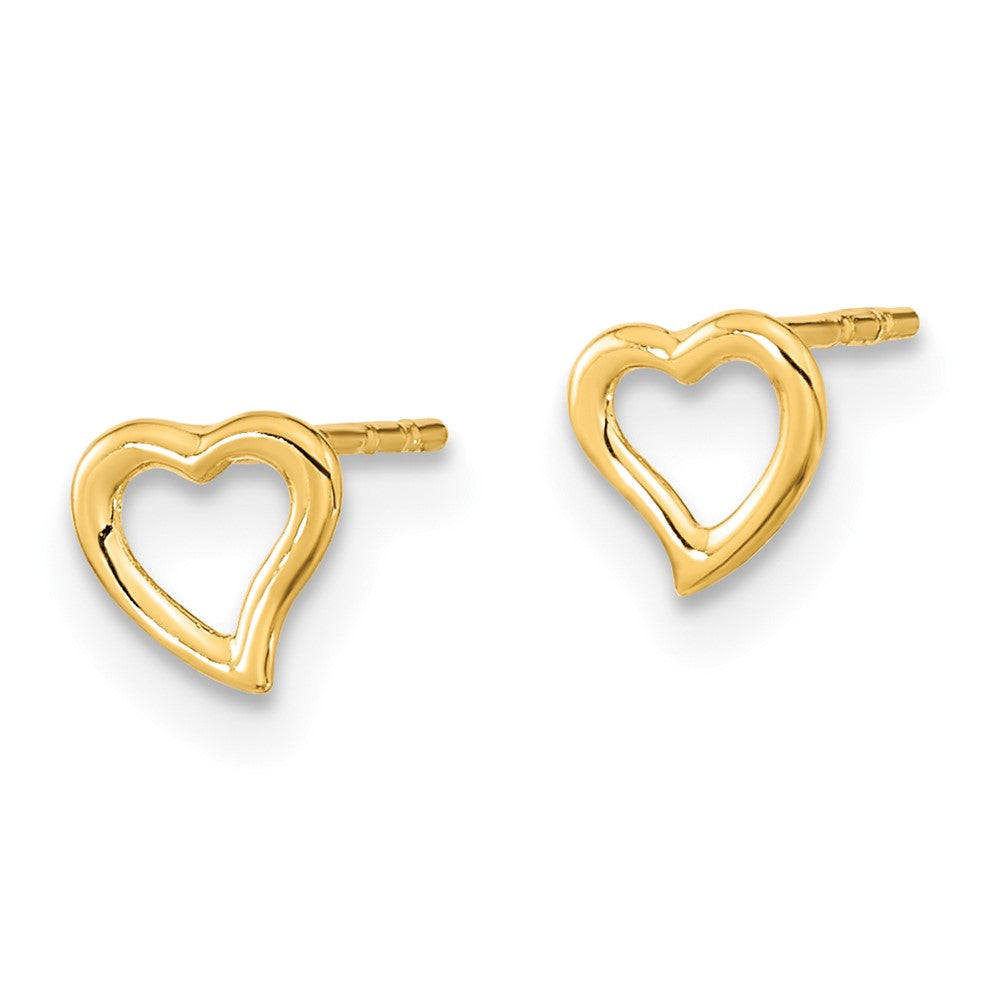 Luna Joy 14k Madi K Heart Post Earrings