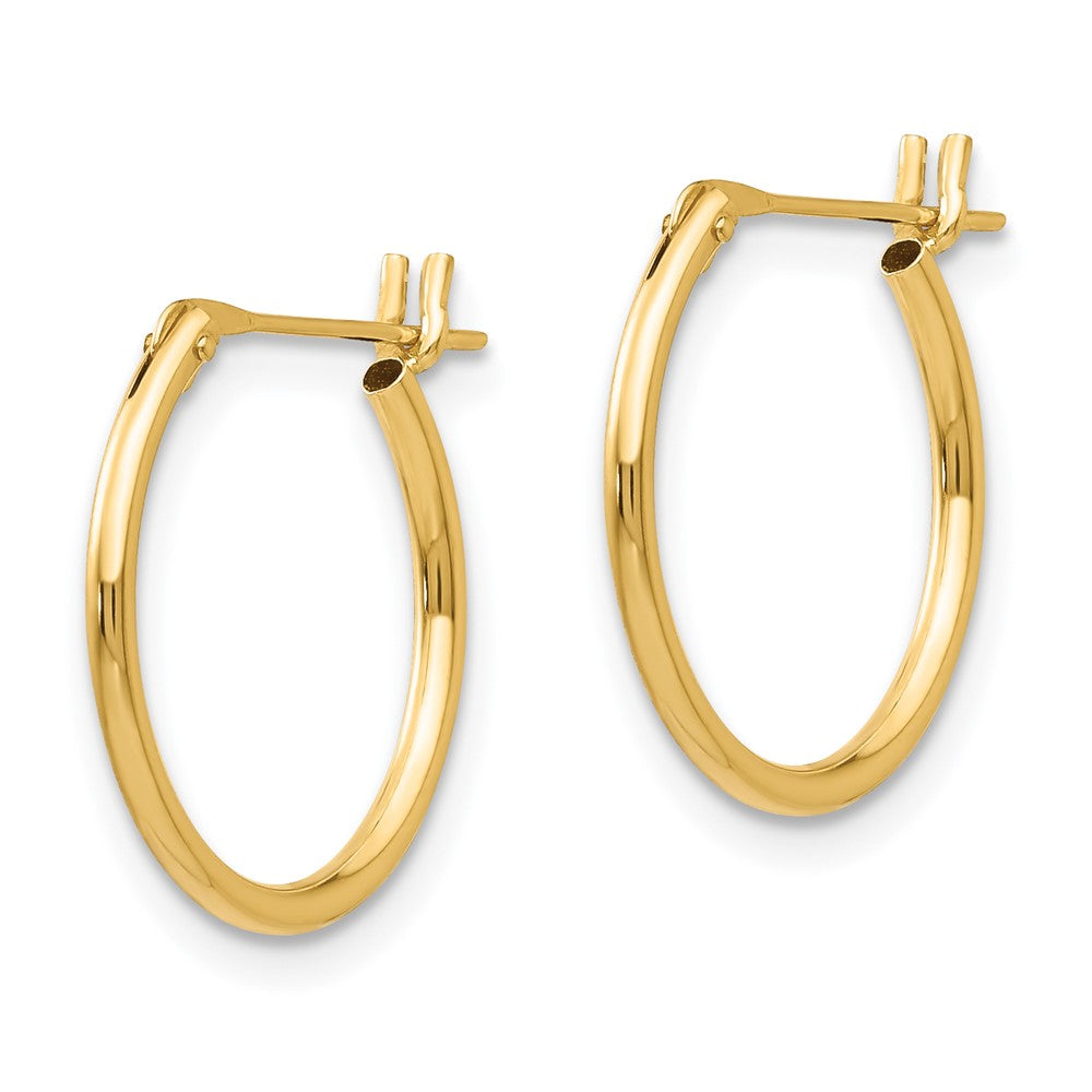 Giggles 14k Madi K 1.25mm Hoop Earrings