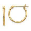 Giggles 14k Madi K 1.25mm Hoop Earrings