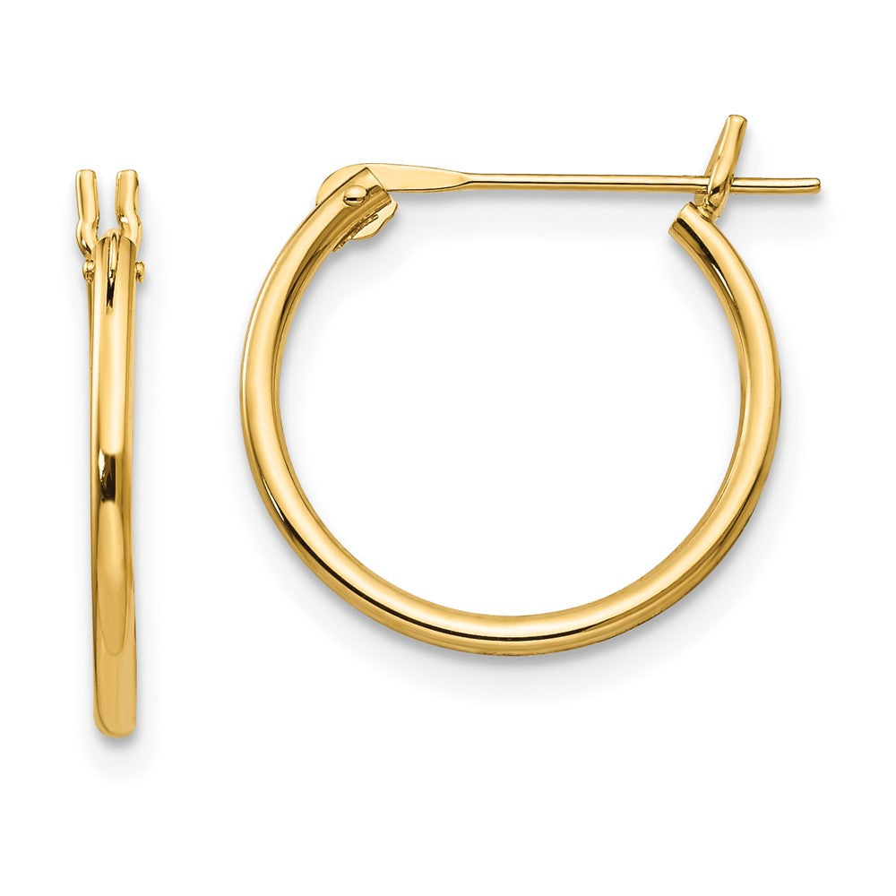 Giggles 14k Madi K 1.25mm Hoop Earrings