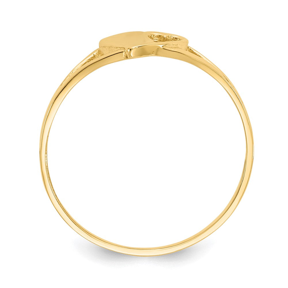 Snowflake Bear 14k Madi K Heart Baby Ring