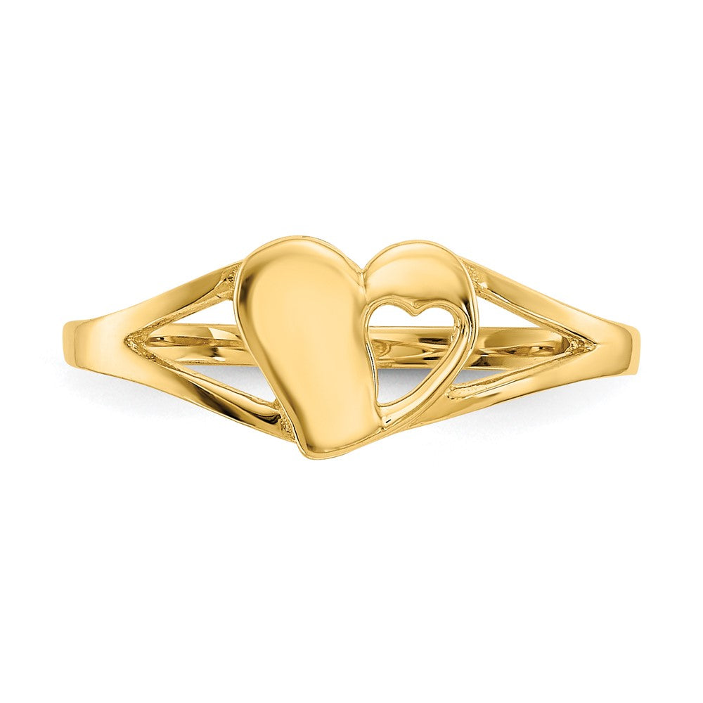 Snowflake Bear 14k Madi K Heart Baby Ring
