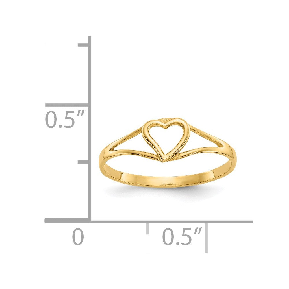 Glow Bear 14k Madi K Heart Baby Ring