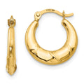 Sprout 14k Madi K Hollow X Hoop Earrings