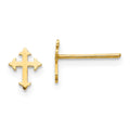 Winky Wink 14K Madi K Polished Cross Post Earrings