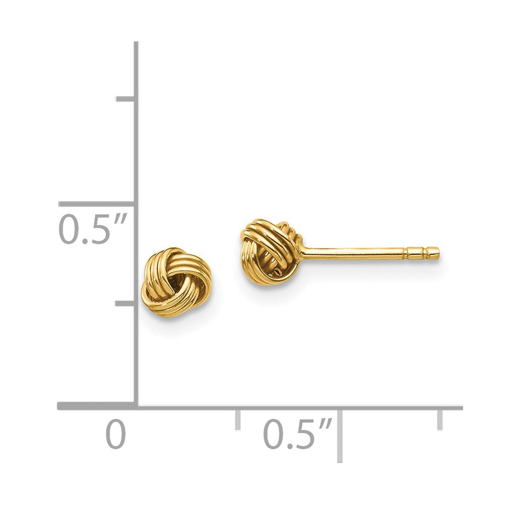 Giggles 14k Madi K Polished Love Knot Post Earrings