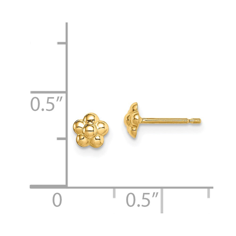 Bunny Bug 14k Madi K Flower Post Earrings
