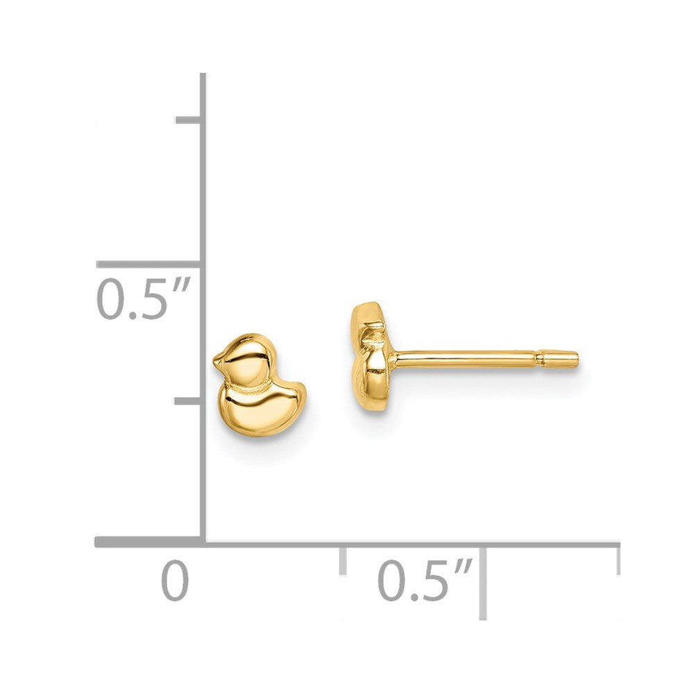 Clover Buddy 14k Madi K Duck Post Earrings