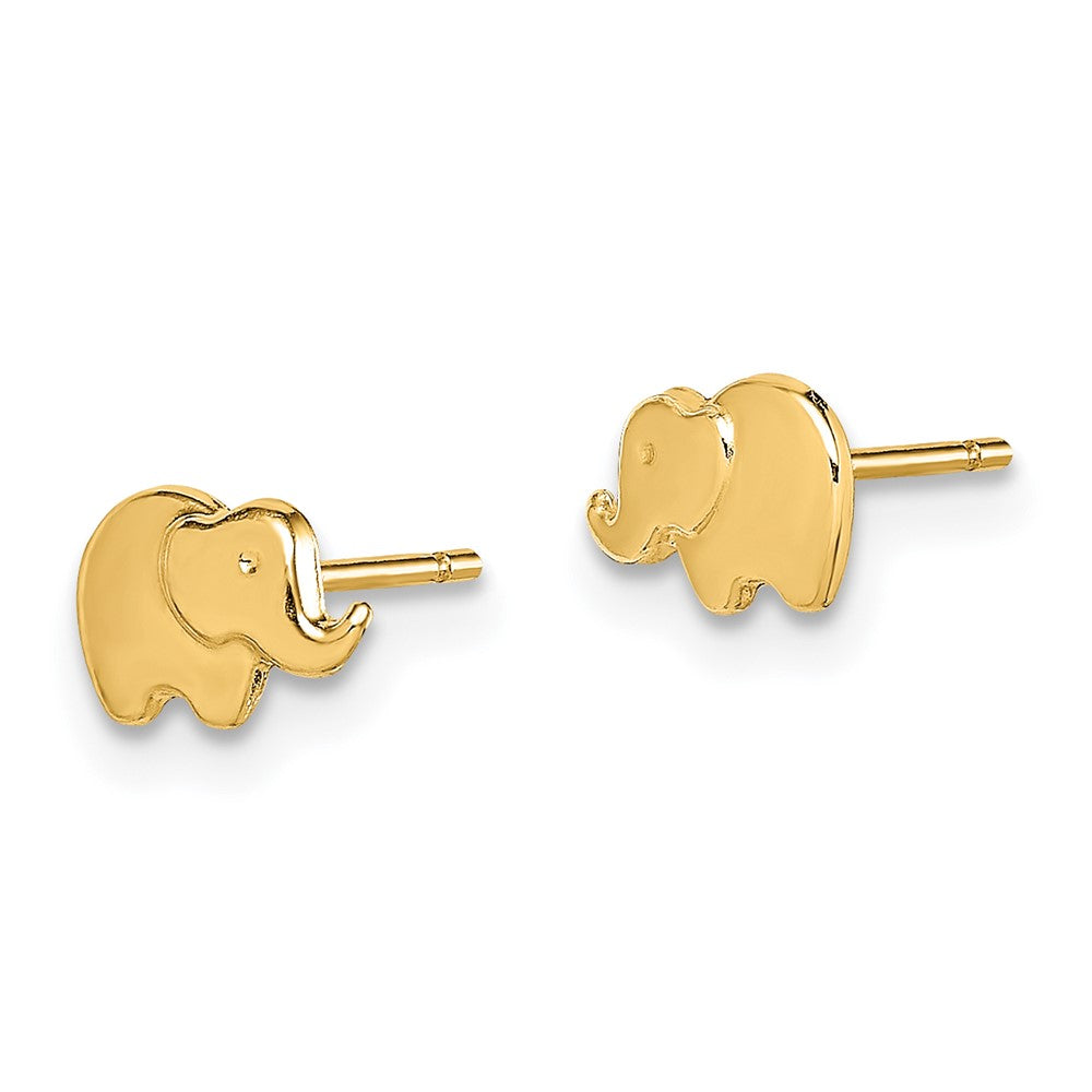 Snuggle 14k Madi K Elephant Post Earrings