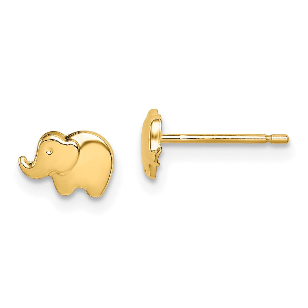Snuggle 14k Madi K Elephant Post Earrings