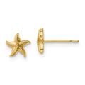 Twinkle Glow 14k Madi K Starfish Post Earrings