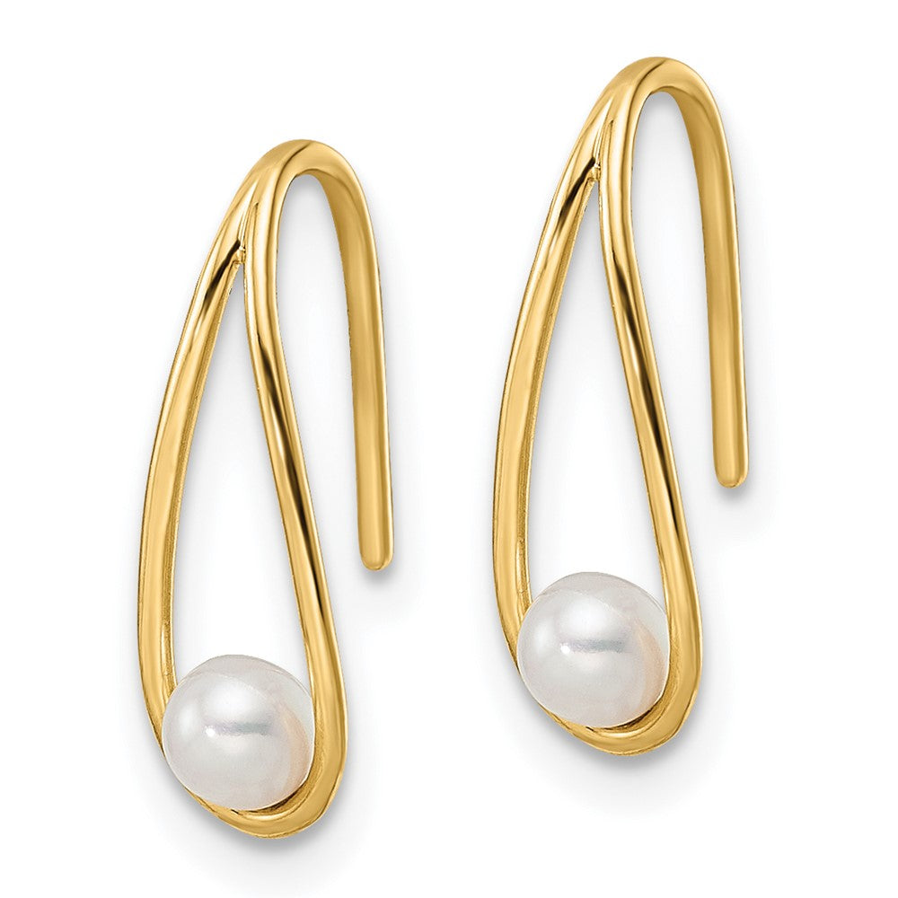 Giggles 14k Madi K Freshwater Cultured Pearl Teardrop Earrings