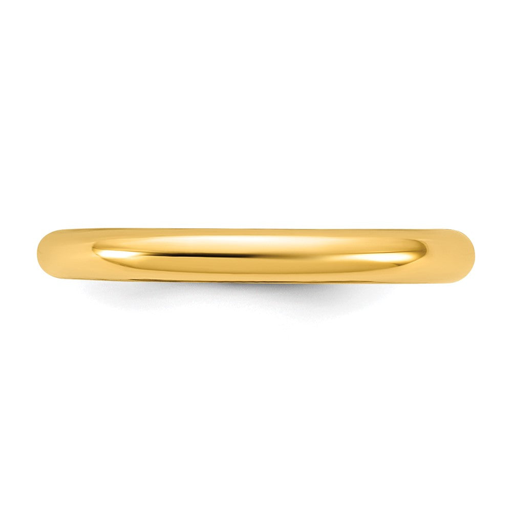 Clover Puff 14k Madi K Polished 2mm Half Round Band Baby / Children's Ring