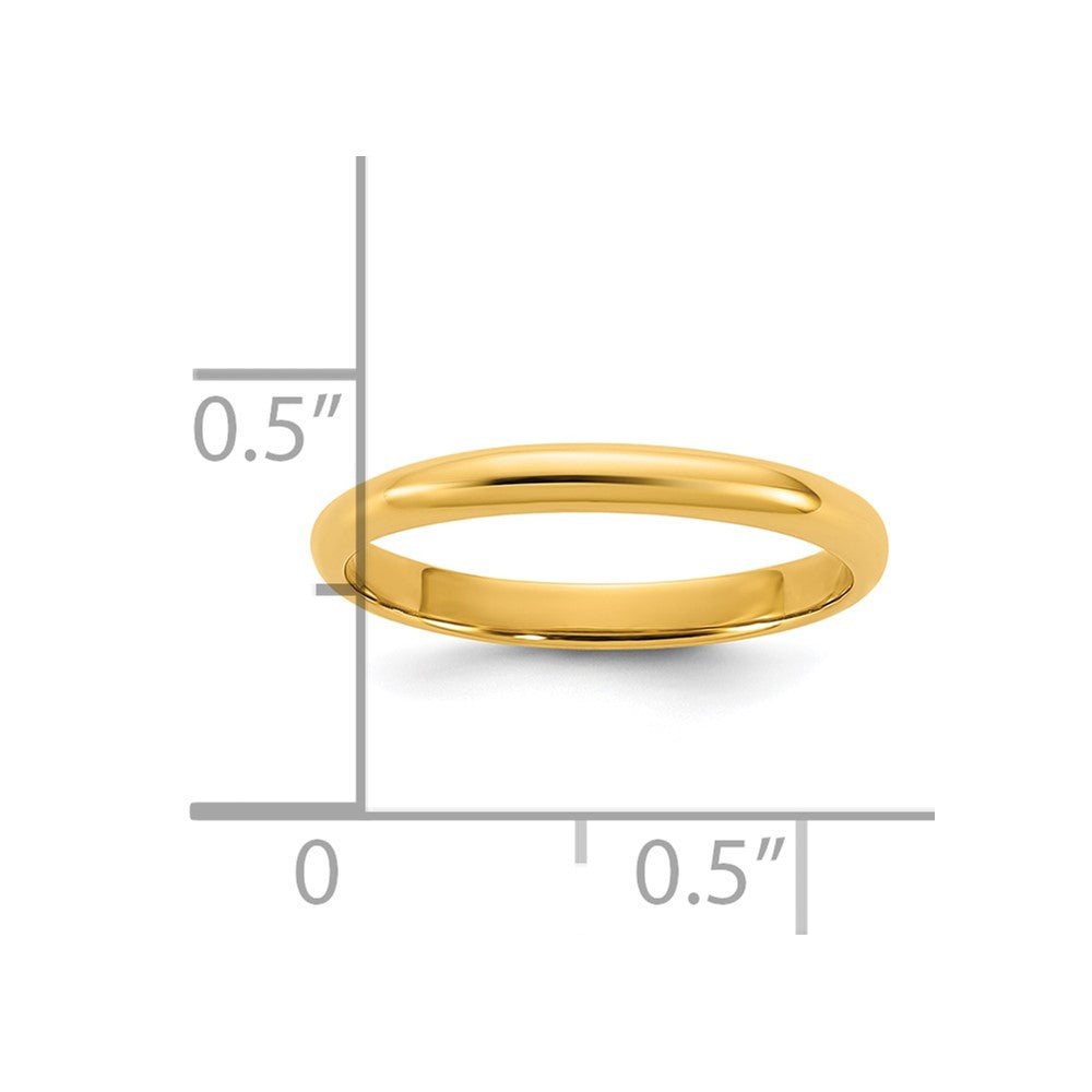 Clover Puff 14k Madi K Polished 2mm Half Round Band Baby / Children's Ring