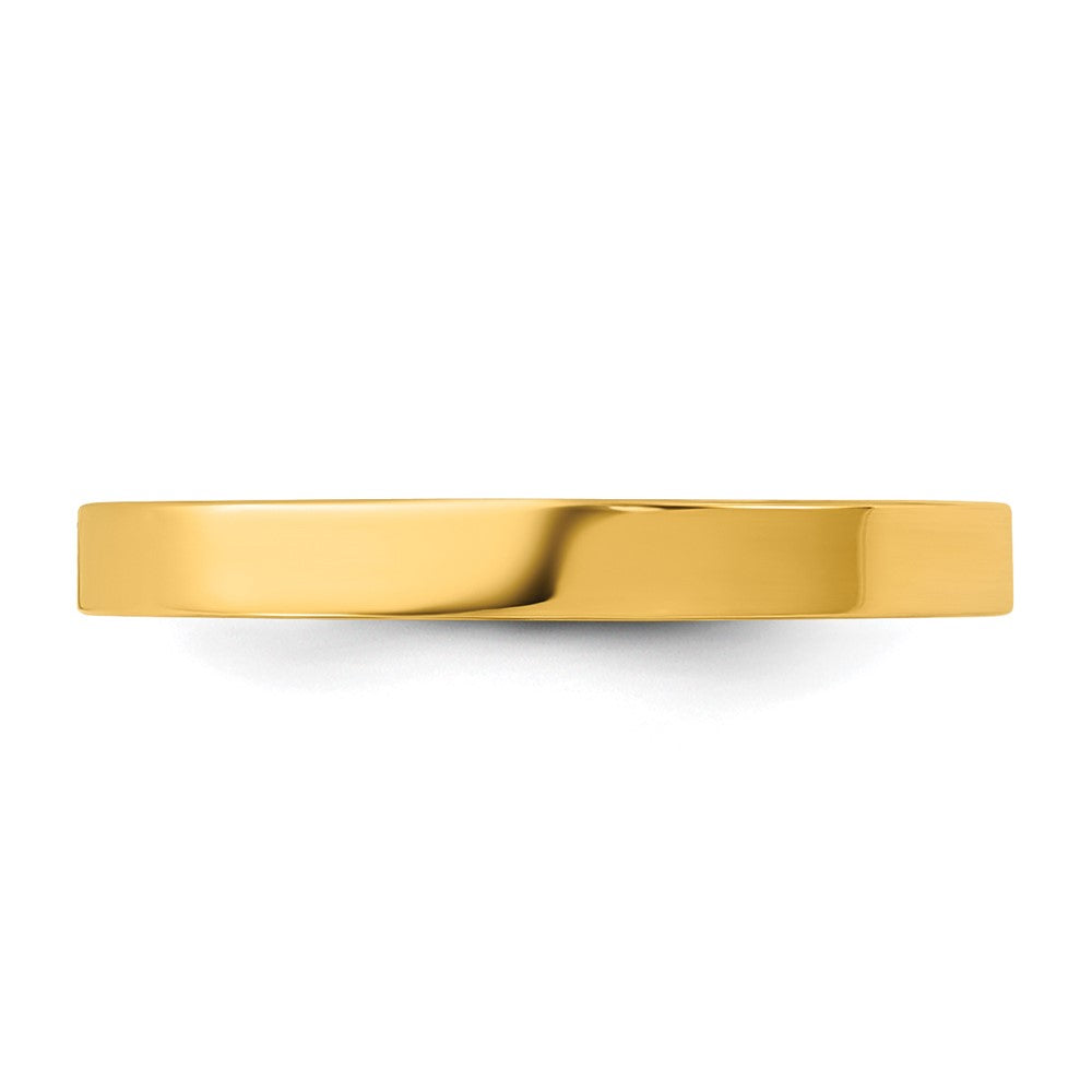 Pumpkin Shine 14K Madi K High Polished 2mm Flat Band Baby / Children's Ring