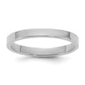 Sunny Bug 14K White Gold Madi K High Polished 2mm Flat Band Baby / Children's Ring