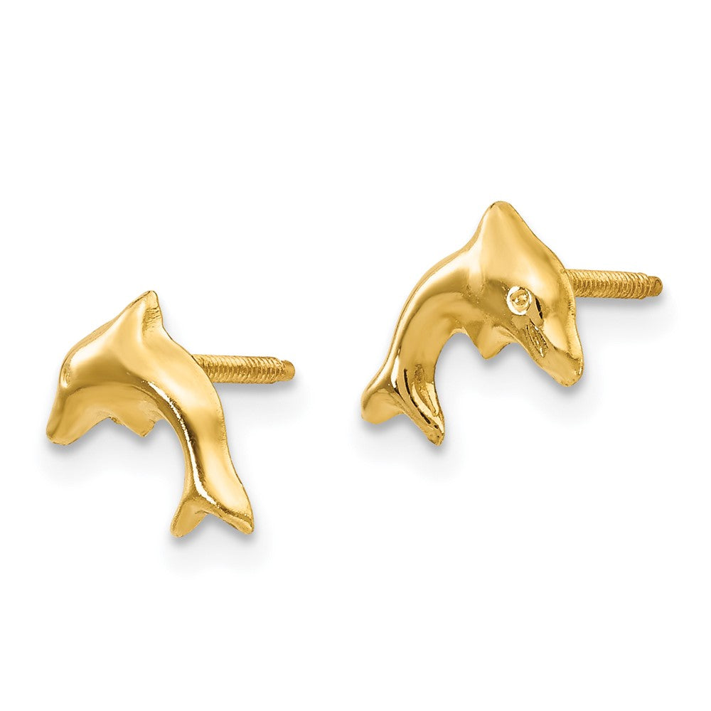 Sunbeam Spark 14k Madi K Sm. Dolphin Earrings