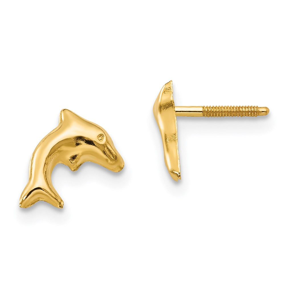 Sunbeam Spark 14k Madi K Sm. Dolphin Earrings