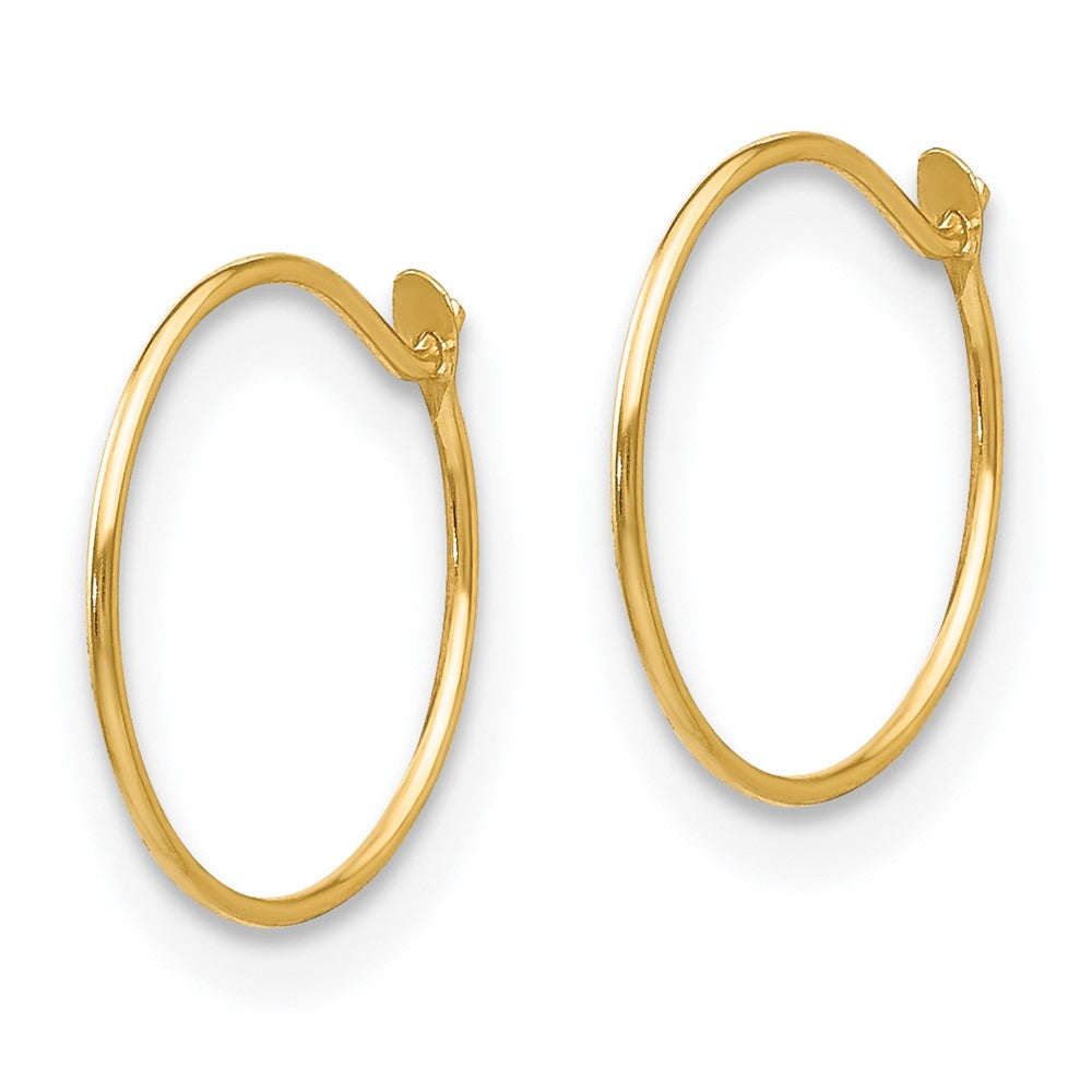 Bumble 14k Madi K Sm. Endless Hoop Earrings