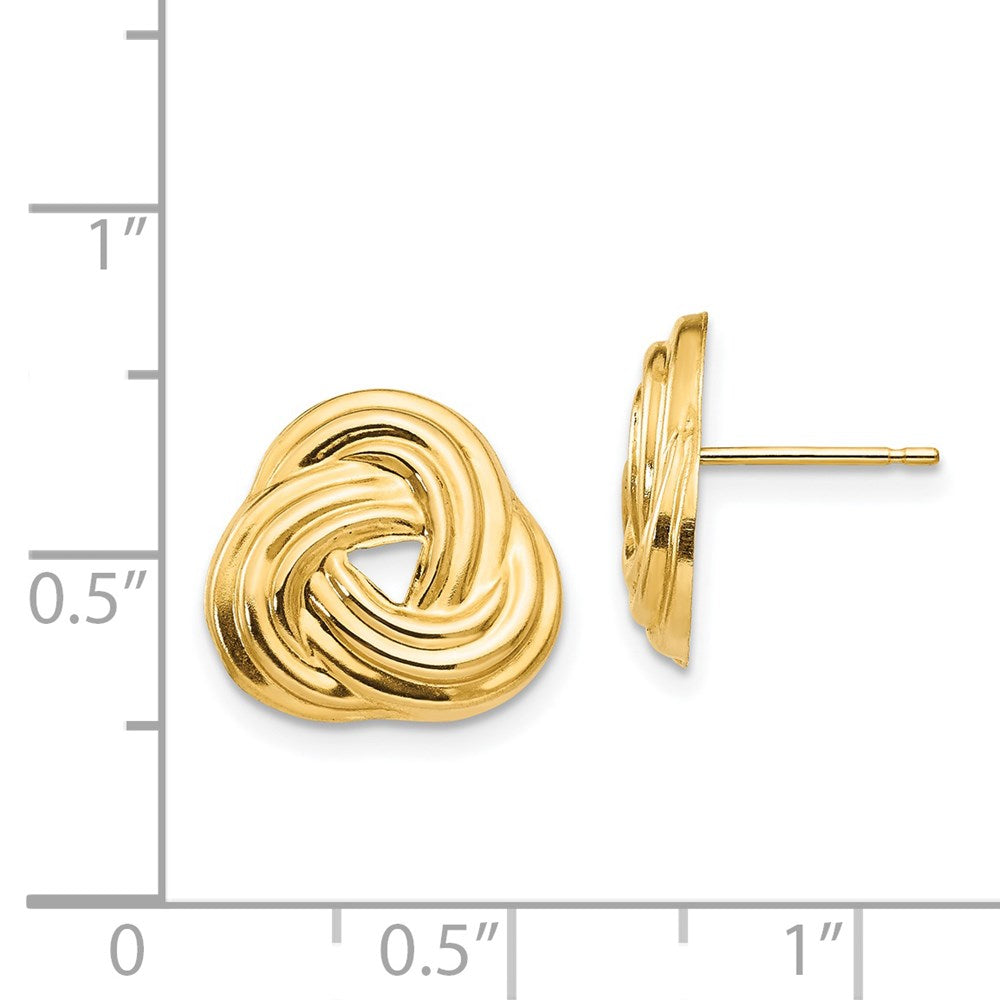 Peanut Nest 14k Madi K Love Knot Post Earrings