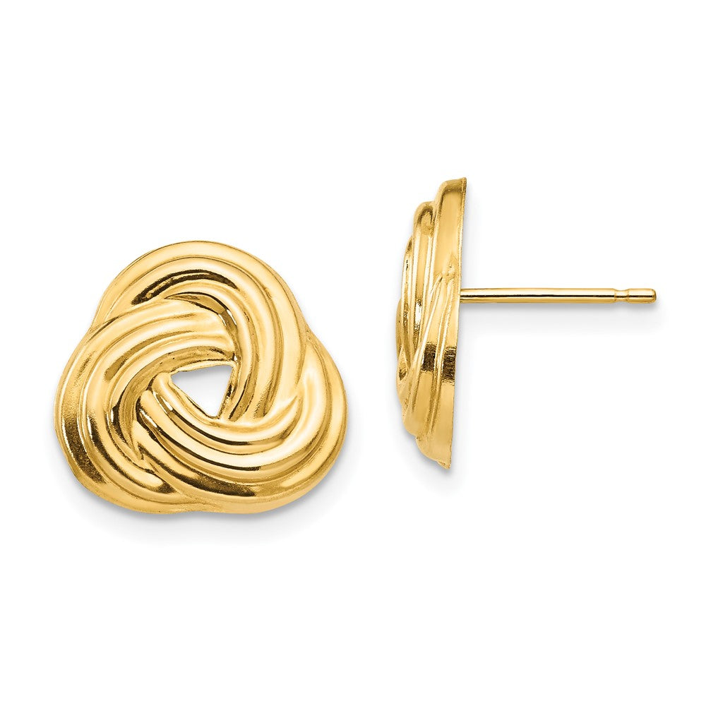 Peanut Nest 14k Madi K Love Knot Post Earrings