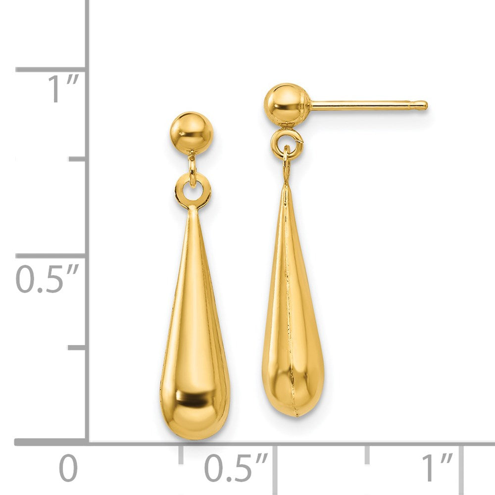 Buddy 14k Madi K Teardrop Dangle Post Earrings