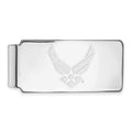 Zevora Sterling Silver LogoArt U.S. Air Force Money Clip