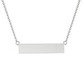 Sterling Silver Bar Necklace
