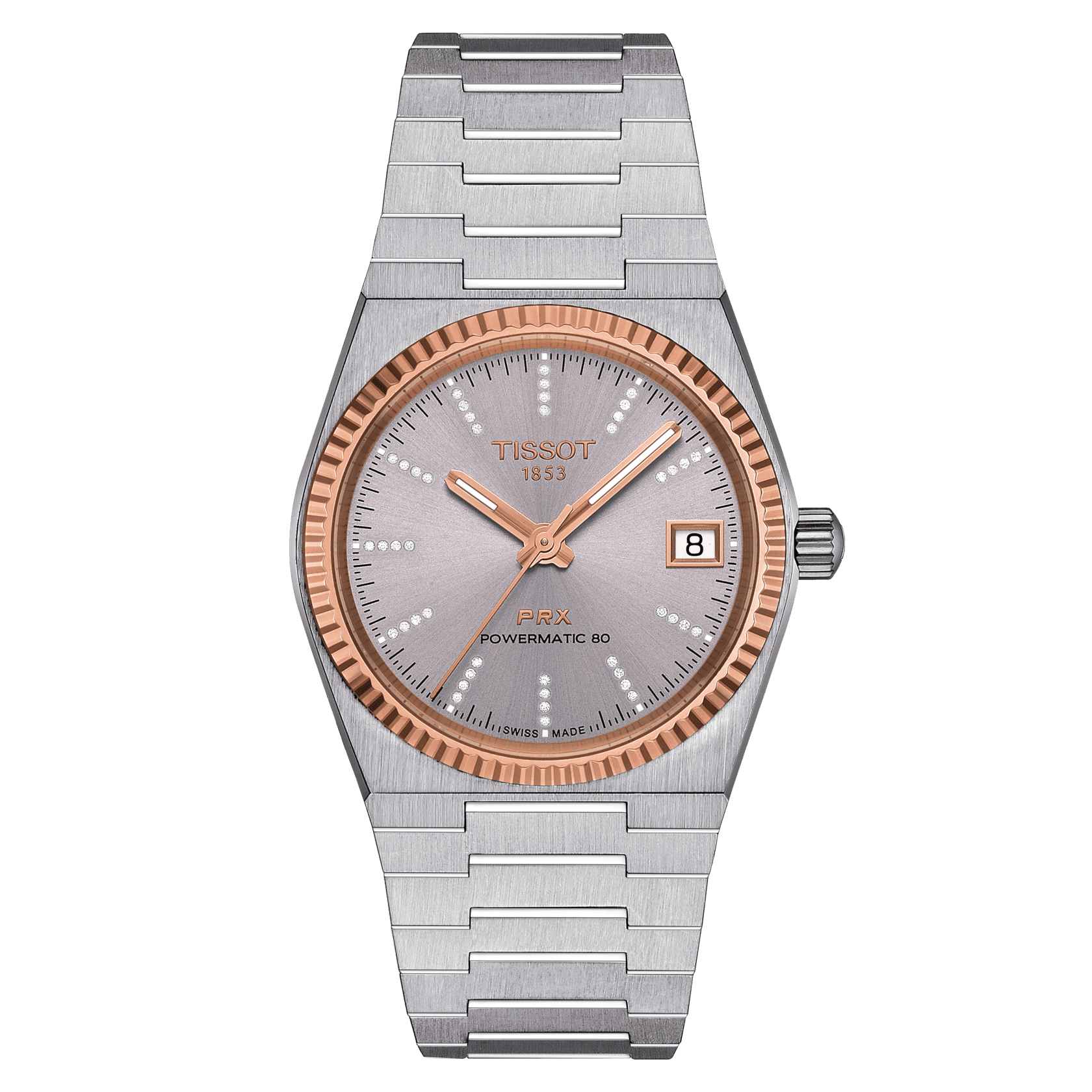 Tissot PRX 35Mm Powermatic 80 Steel & 18K Gold Bezel