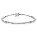 Bellona Anthem Eclipse 14K White Gold Diamond Tennis Bracelet