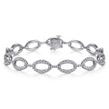 14K White Gold Diamond Tennis Bracelet