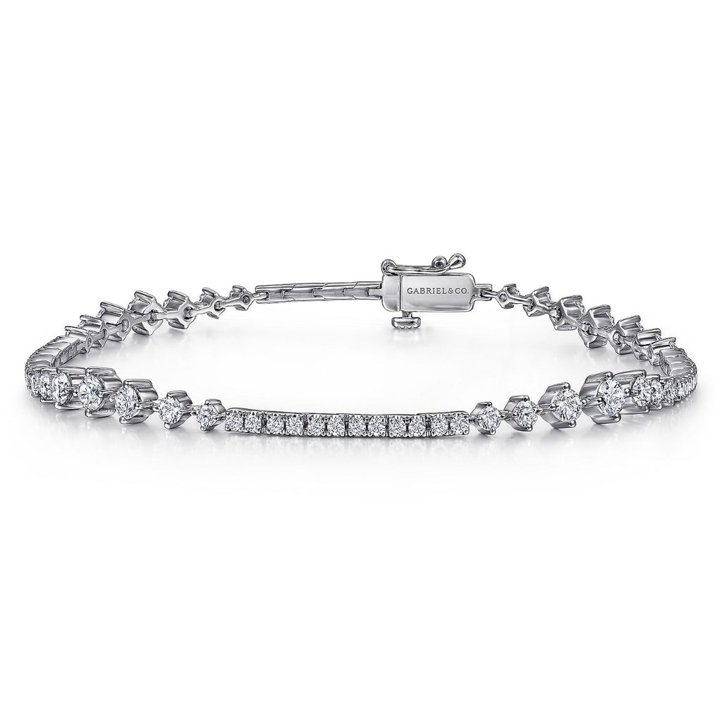 Calypso Anthem Reverie 14K White Gold Diamond Tennis Bracelet