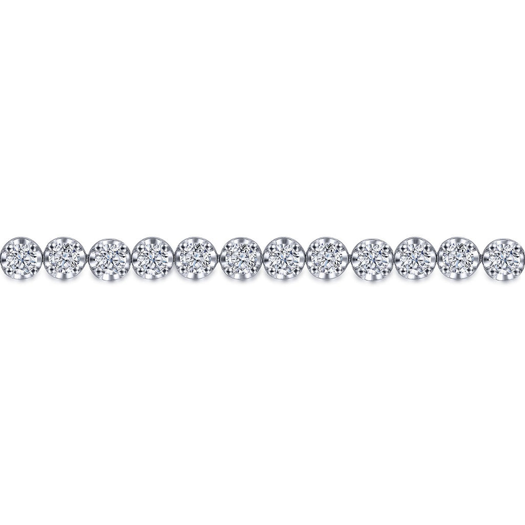 Calla Gleam Aura 14K White Gold Diamond Tennis Bracelet