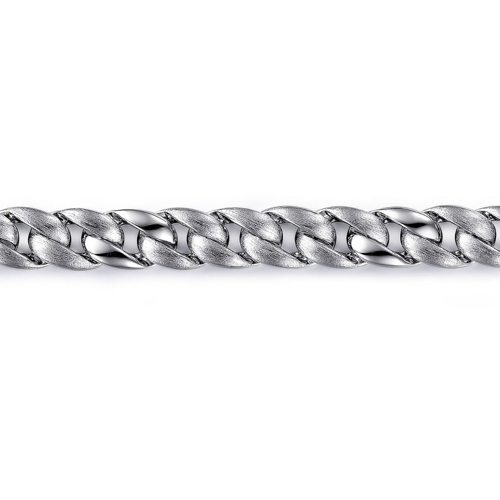 925 Sterling Silver Cuban Link Chain Bracelet