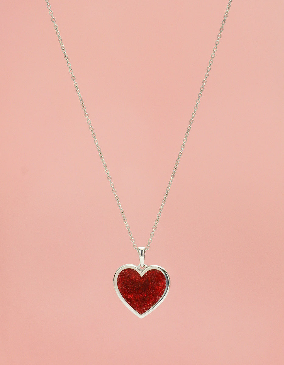 Precious Crush Ruby Heart Pendant