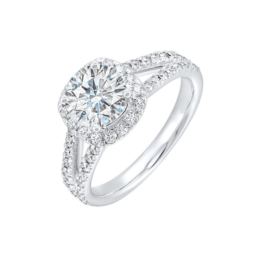 Eternal Grace Halo Semi-Mount Ring 1 CTW